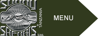 Sunny Safaris logo MENU on arrow